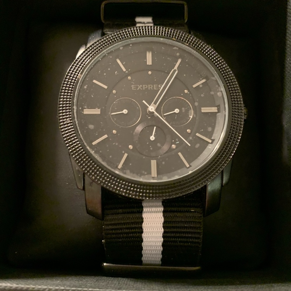 Brand New Express Wrist Watch! Tags attached and plastic still on watch face